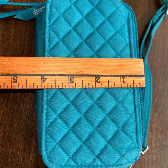 Vera Bradley RFID All in One Crossbody Bag blue - Picture 11 of 11